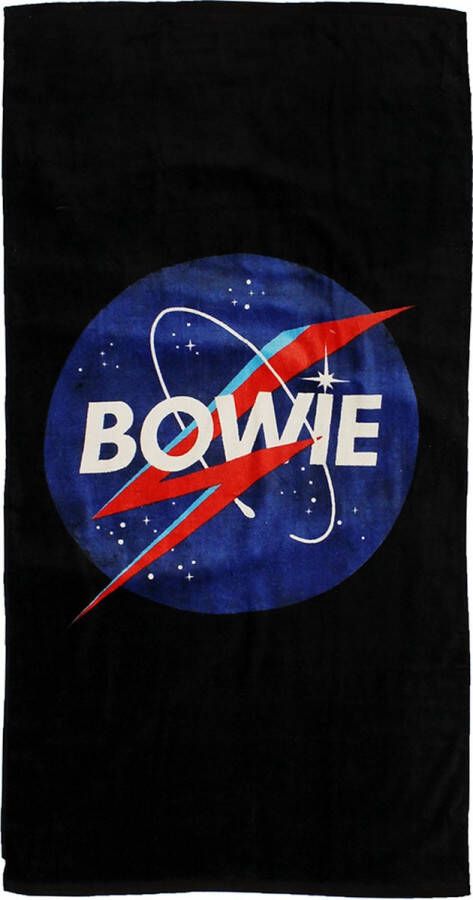 POPMERCH David Bowie Space Logo Badlaken Strandlaken 70x140cm Officiële Merchandise