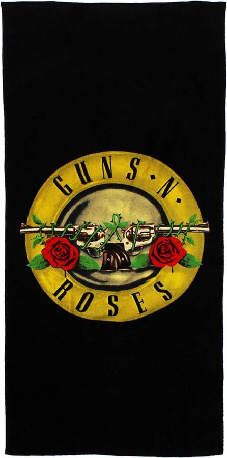 POPMERCH Guns N' Roses Band Logo Badlaken Strandlaken 70x140cm Officiële Merchandise