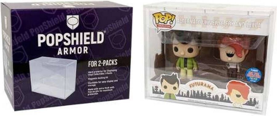 PopShield PopArmor Acryl Protector case voor 2-Pack Funko Pop! Figures [Magnetic Lid]
