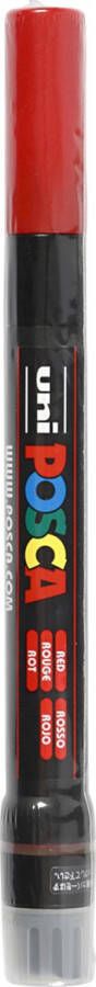 Posca uni-ball Paint Marker op waterbasis Brush rood