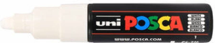 Posca Krijtstift Chalkmarker Universele Marker Uni Marker wit PC-7M 4 5mm 5 5mm Medium Punt 1 stuk
