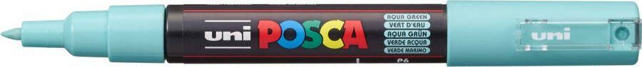 Posca Krijtstift Fineliner Universele Marker 6 Aqua groen Uni Marker PC-1M 0 7mm 1 stuk