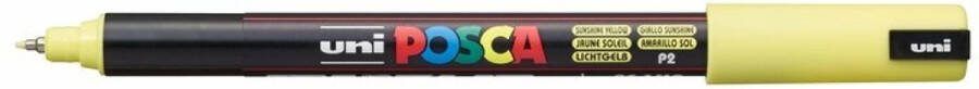 Posca Krijtstift Fineliner Universele Marker P2 Zonnegeel Uni Marker PC-1MR 0 7mm 1 stuk