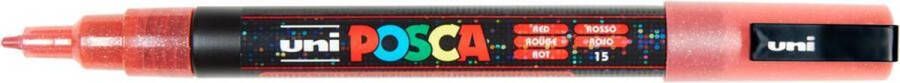 Posca Paintmarker Pc-3m Glitter Rood