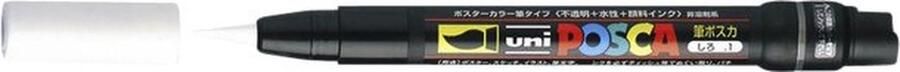 Posca Brushverfstift PCF350 wit 1 stuk 5 stuks