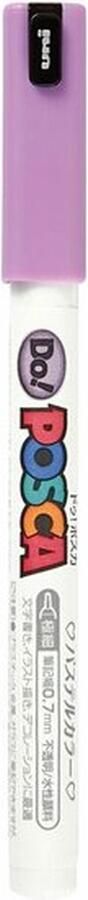 Posca Krijtstift Fineliner Universele Marker Pastel Paars Uni Marker PC-1MR 0 7mm 1 stuk