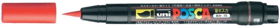 Posca Marker Universele Stift Paintmarker #15 Rood PCF-350 Lijndikte 1-10mm 1 stuk