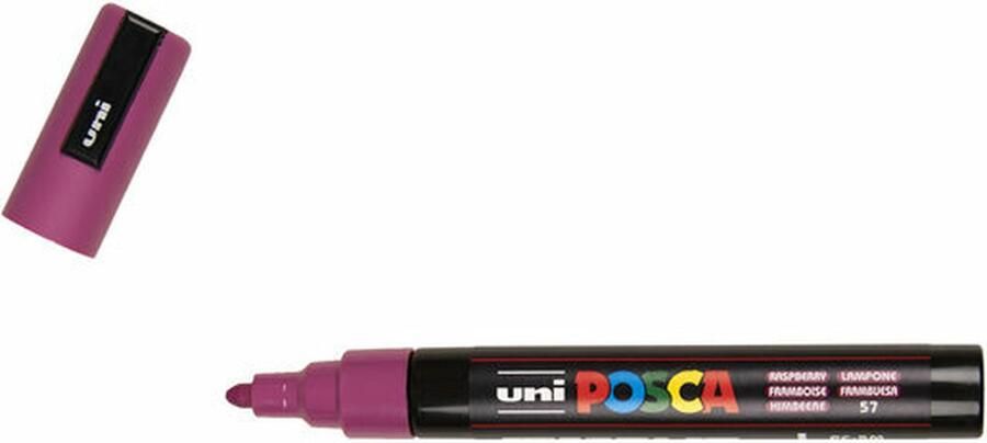 Posca Marker Universele Stift Paintmarker #57 Framboos PC-5M Lijndikte 1 8-2 5mm 1 stuk