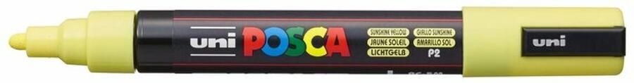 Posca Marker Universele Stift Paintmarker #P2 Zonnegeel PC-5M Lijndikte 1 8-2 5mm 1 stuk