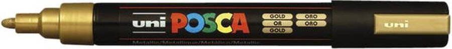Posca Verfstift M goud 1 stuk 12 stuks