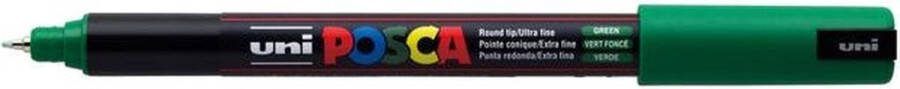Posca Verfstift PC1MR EF donkergroen 1 stuk 6 stuks