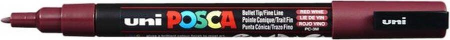 Posca Verfstift PCF wijnrood 1 stuk 12 stuks