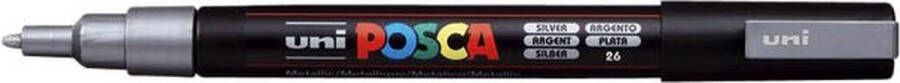 Posca Verfstift PCF zilver 1 stuk 6 stuks