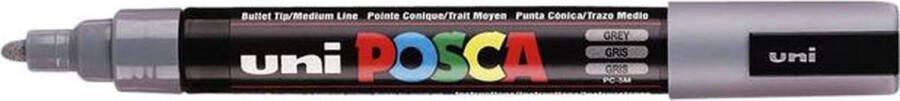Posca Stiften PC-5M Medium Tip verfstiften Grijs 6 stuks