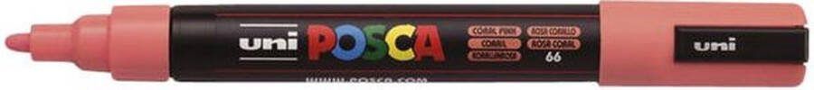 Posca Verfstift PC5M M koraal 1 stuk 6 stuks