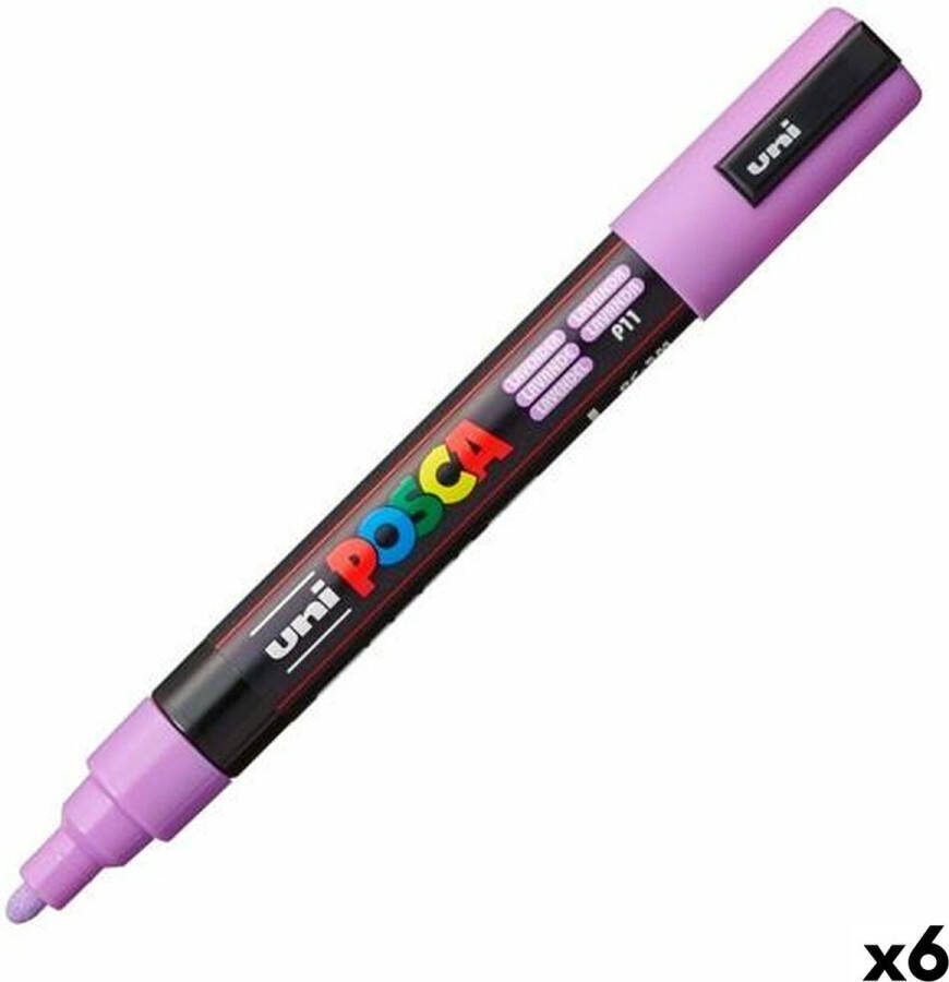Posca Verfstift PC5M M lavendel 1 stuk 6 stuks
