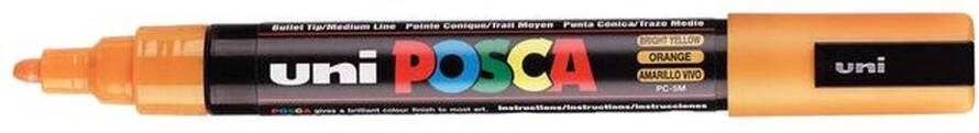 Posca Verfstift PC5M M oranje 1 stuk 6 stuks