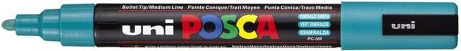Posca Verfstift pc5m m smaragdgroen 1 stuk 6 stuks