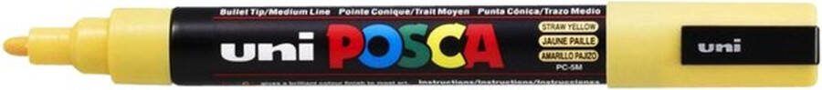 Posca Verfstift pc5m m strogeel 1 stuk 12 stuks