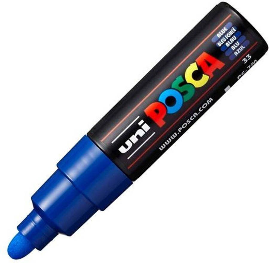 Posca Verfstift pc7m b donkerblauw 1 stuk 6 stuks