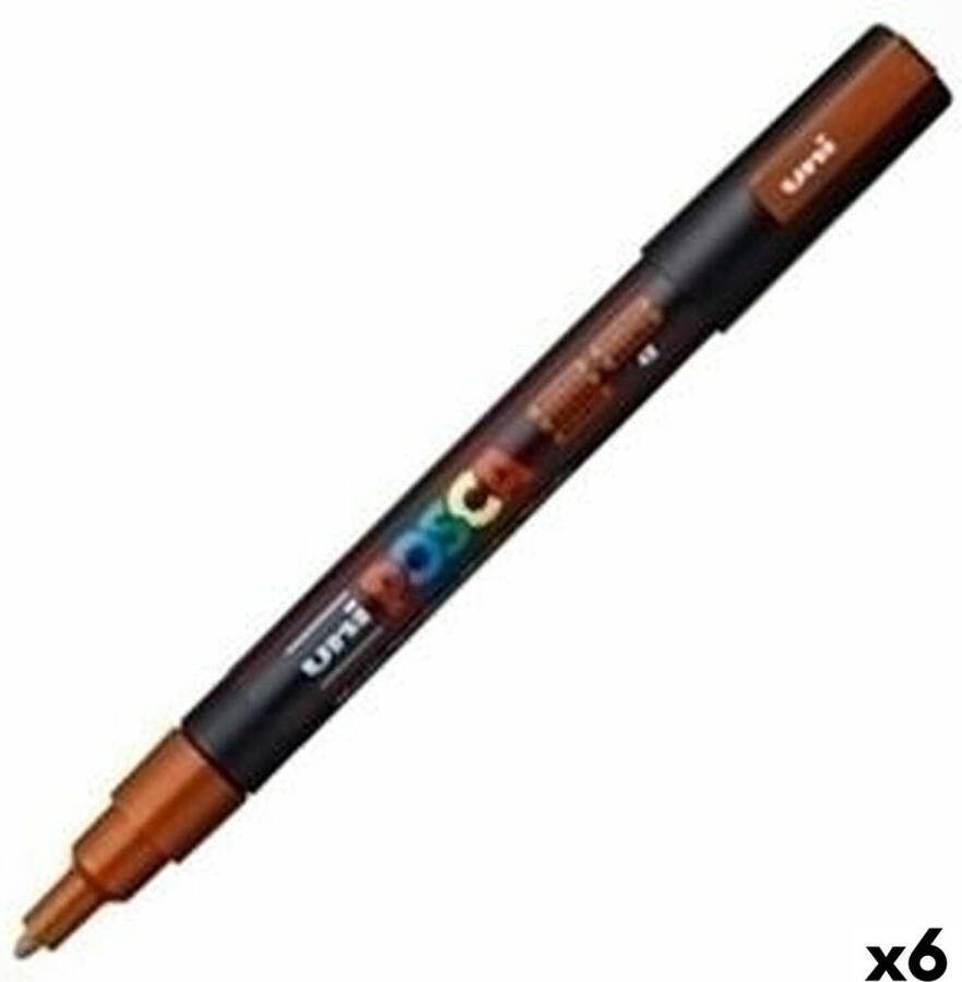 Posca uni-ball Paint Marker op waterbasis PC-3M brons