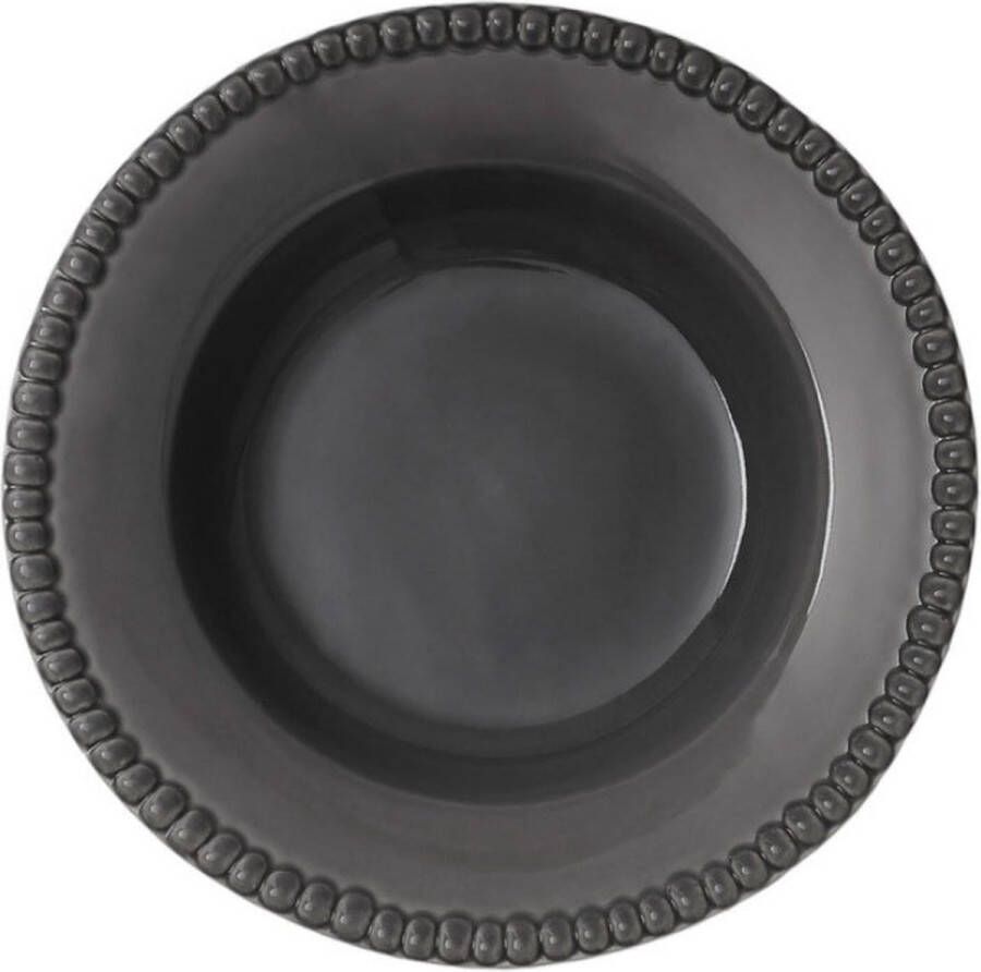 Pottery Jo PotteryJo Daria soepbord 26cm Clean Grey (set van 2) Diepe borden