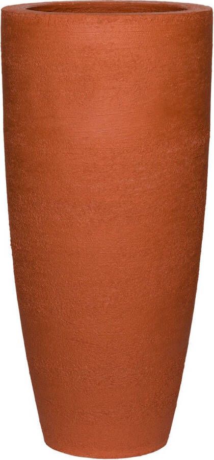 Pottery Pots bloembak voor binnen en buiten terra kleur fiberstone rond 37 x 80 hoog plantenbak bloempot plantenpot