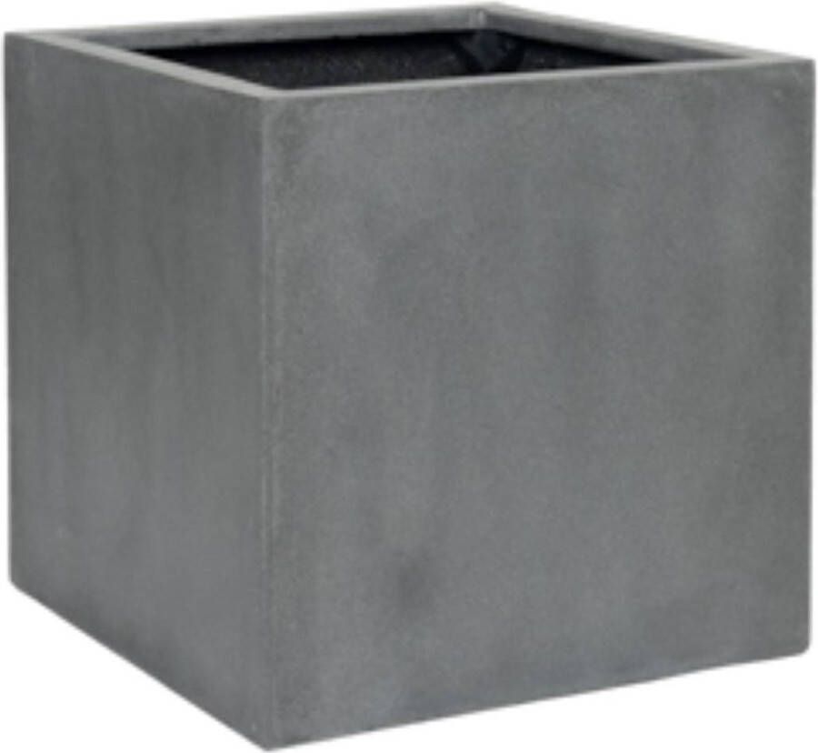 Pottery Pots Naturel Block 50x50x50 cm grijs vierkante plantenbak