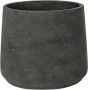Pottery Pots Bloempot Patt Black Washed-Grijs-Zwart D 23 cm H 19.5 cm - Thumbnail 1