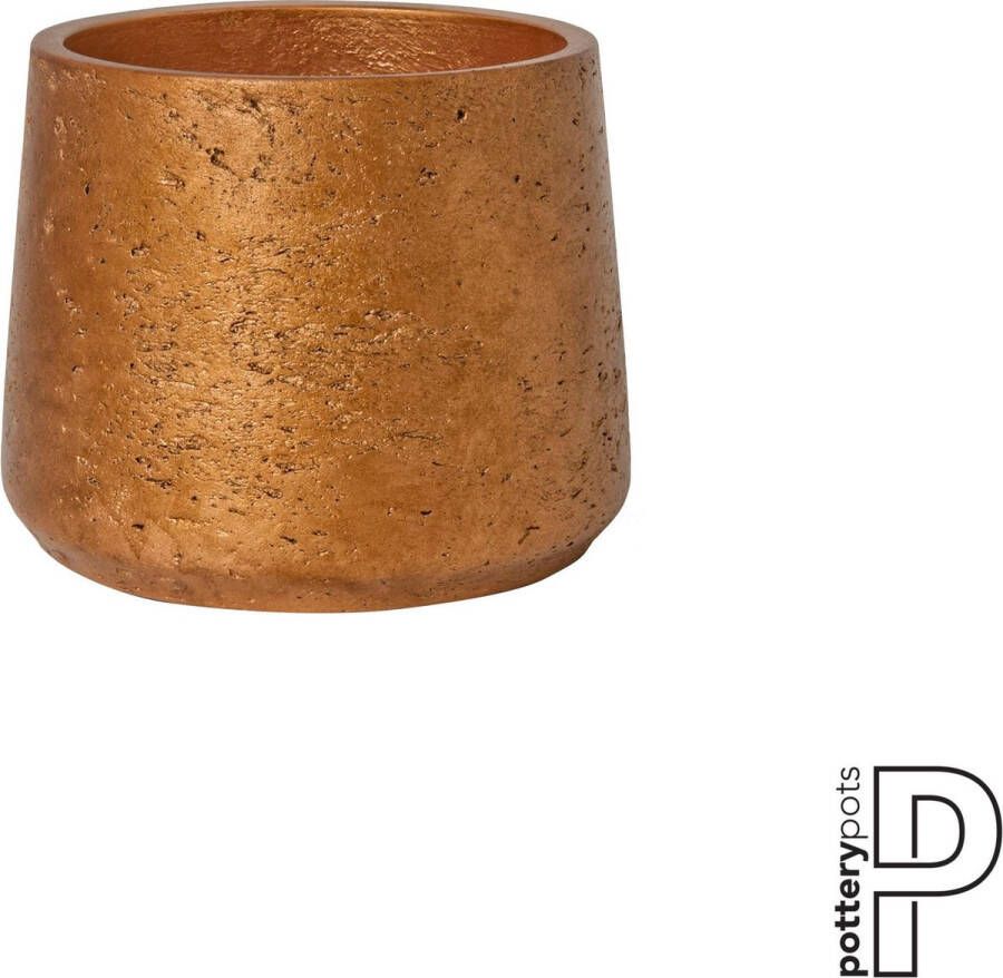Pottery Pots Bloempot Patt Metalic Copper-Koper D 20 cm H 16 cm
