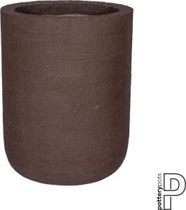 Pottery Pots Plantenpot-Plantenbak Dice Dark brown-Bruin D 45 cm H 60 cm