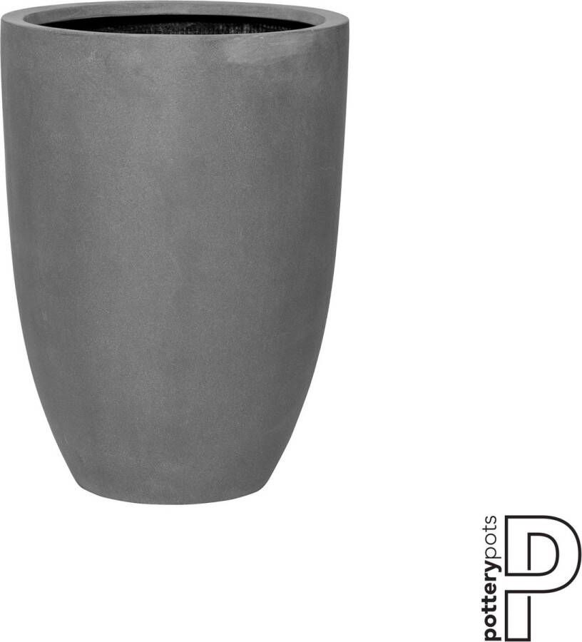 Pottery Pots Plantenbak Clouded Grey Grijs D 40 cm H 55 cm