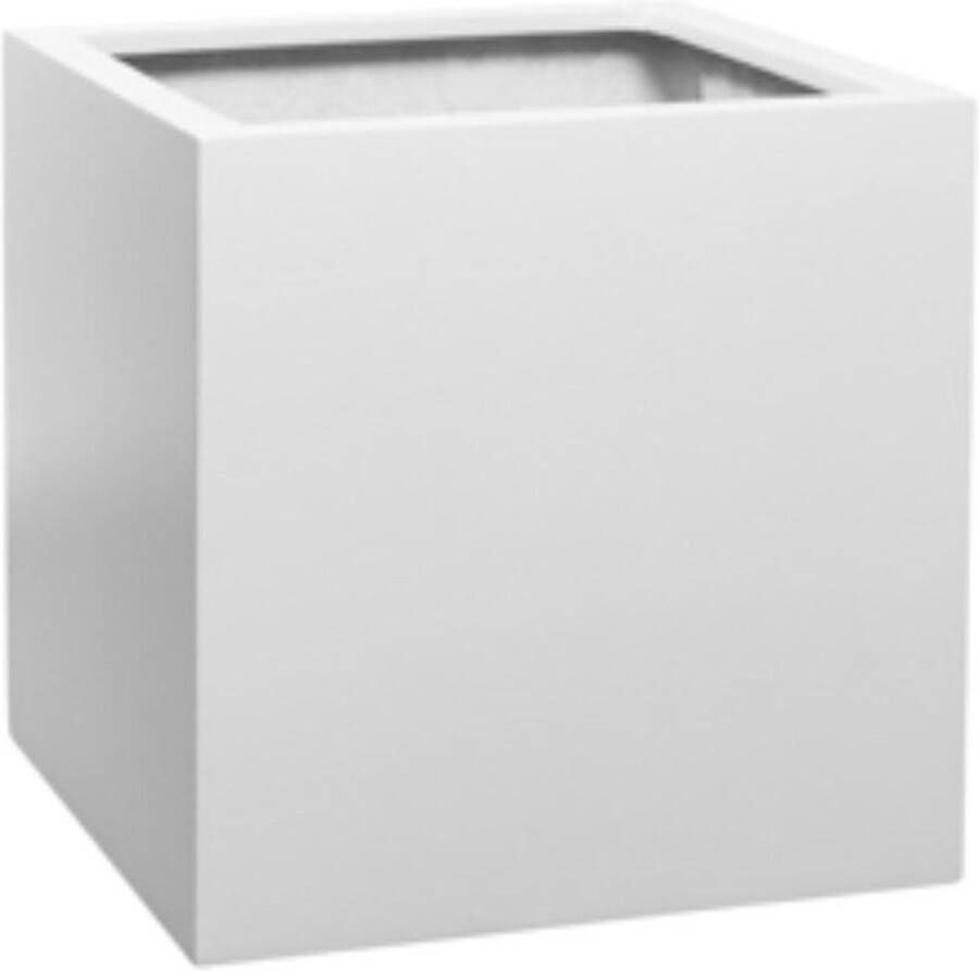 Pottery Pots Plantenpot Block L Matte White L:50 x W:50 x H:50