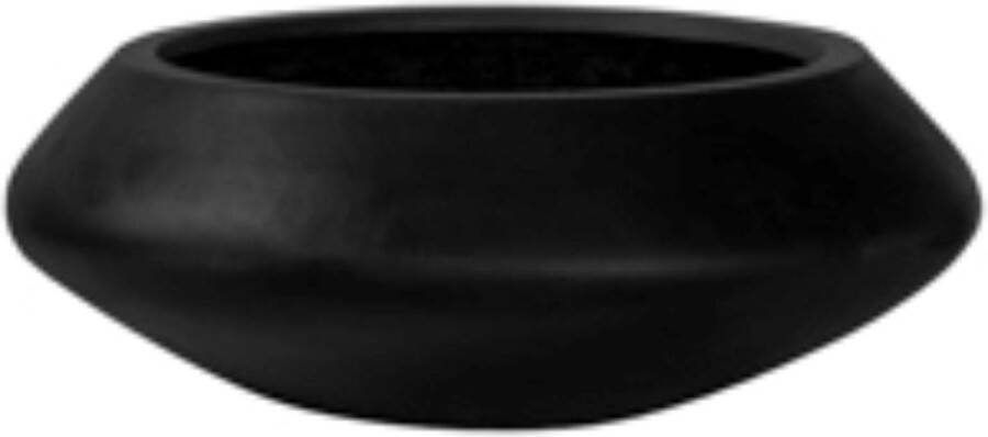 Pottery Pots Schaal-Plantenbak Tara Zwart D 60 cm H 22.5 cm Opening 44 cm