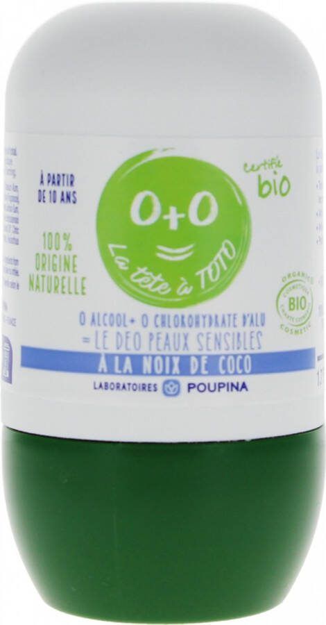 Poupina Kokosnoot Biologische Deodorant Voor de Gevoelige Huid 50 ml