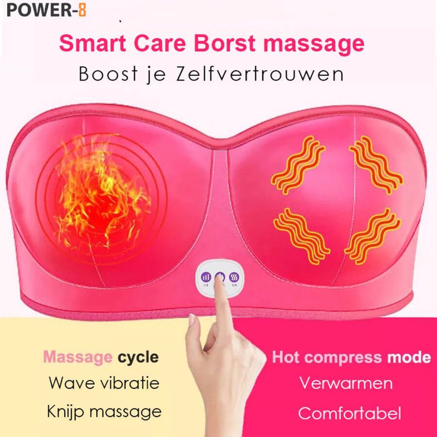 POWER-8 One size Revolutionaire Smart Massage BEHA: Jouw Weg naar Natuurlijke Schoonheid en Gezondheid Borst vergroting Borst versteviging Brost massage Bloed ciculatie anti stress massage apparaat