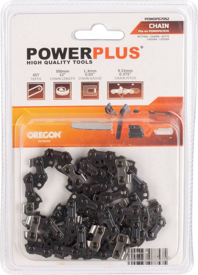 Powerplus Dual power garden POWDPG7052 Ketting 12 300mm 45t oregon