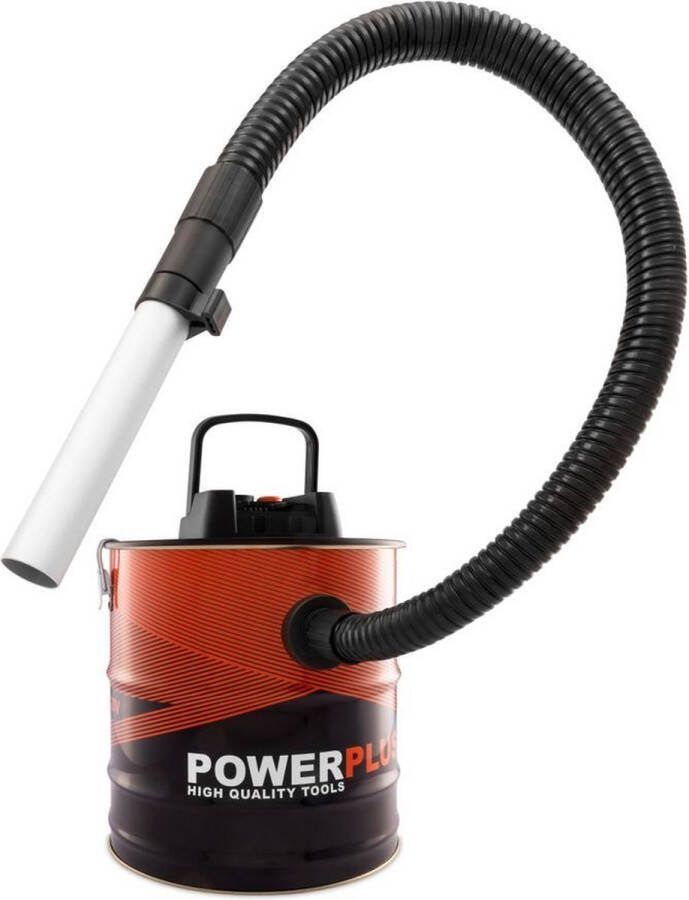 Powerplus Dual Power POWDP6020 Aszuiger 20V Opvangbak 20L Excl. accu en lader Incl. vervangbare filter Geschikt voor open haard werkplaats barbecue en kachel