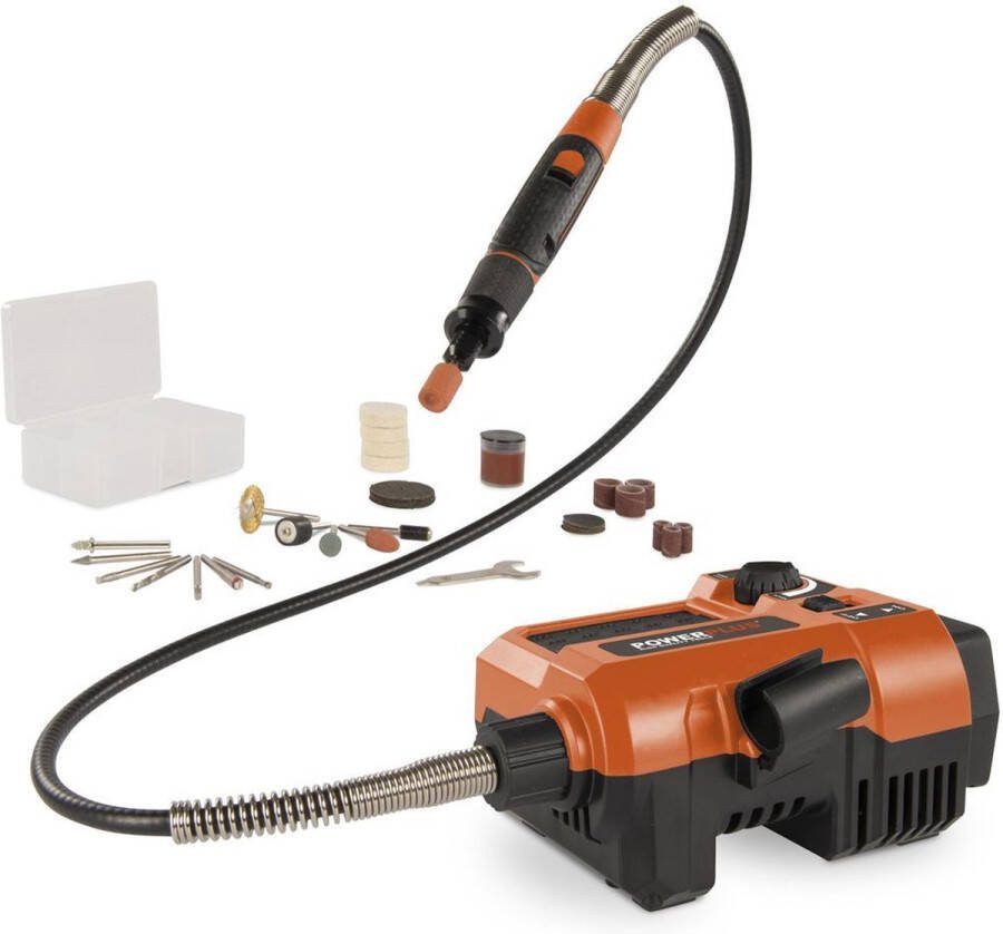 Powerplus Dual power POWDP75300 Roterende multitool 20V excl. batterij en lader 40 acc.