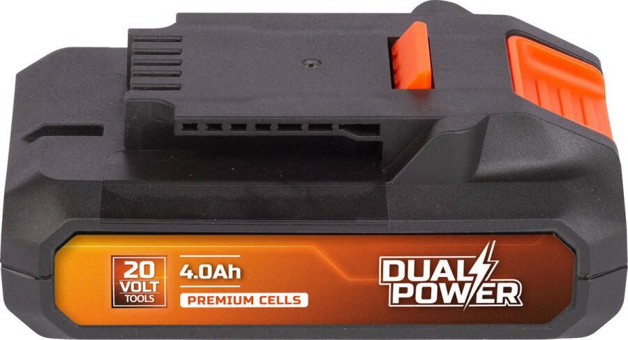 Powerplus Dual Power batterij POWDP9024 20V 4.0Ah accu voor 20V toestellen led-stroomindicator batterijplatform