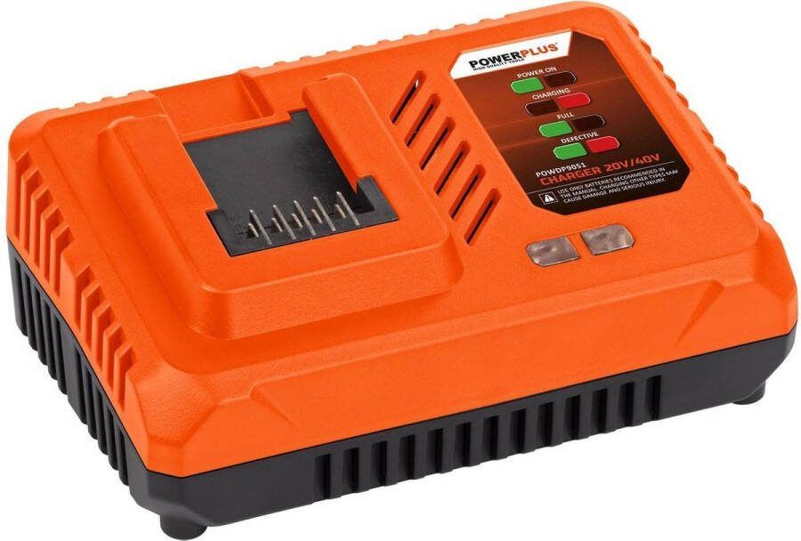 Powerplus Dual Power POWDP9051 Snellader 20V & 2x20V 4.0Ah