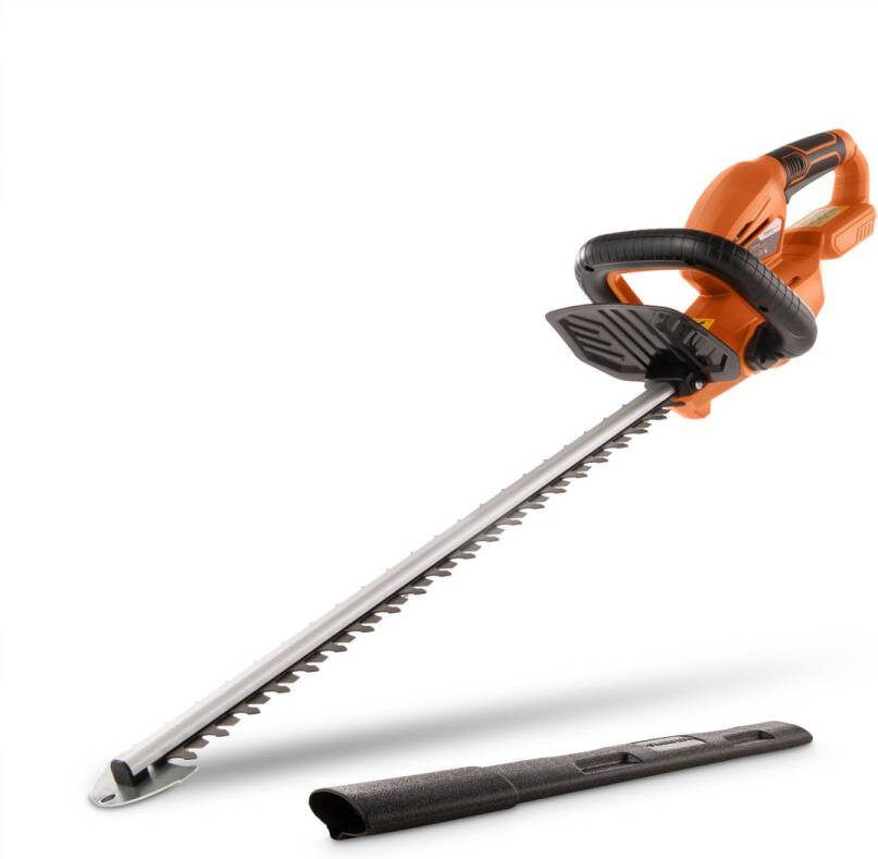 Powerplus Dual Power POWDPG7531 Accu heggenschaar 20V Snoeien en knippen 580mm zwaardlengte 18mm mesafstand Excl. accu en lader Haagschaar voor tuinonderhoud