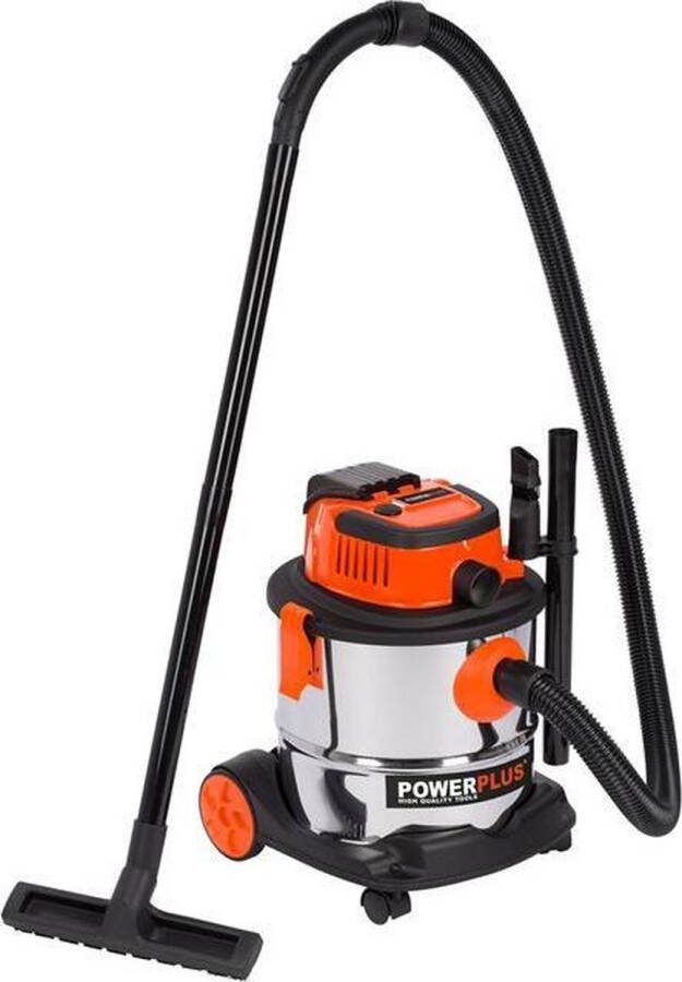 Powerplus Dual power Stofzuiger nat droog POWDP6040 20 V- inhoud tank 20L zonder batterij en lader