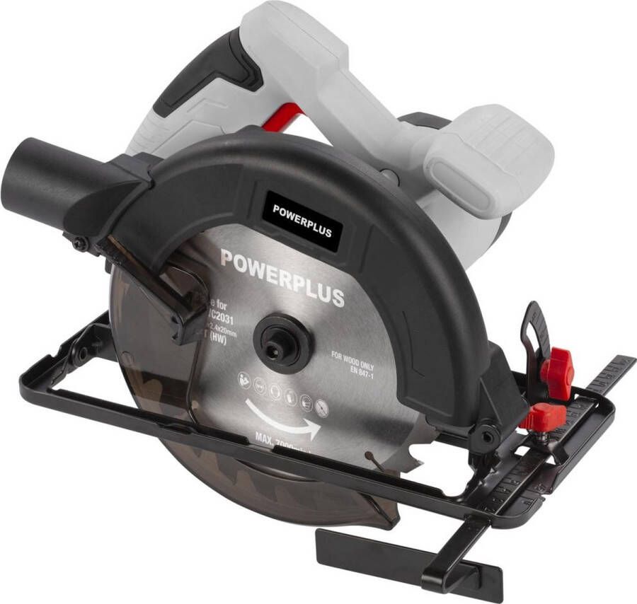 Powerplus Elektrische Cirkelzaag POWC2031 – cirkelzaag 1200W – 185mm – 1 acc