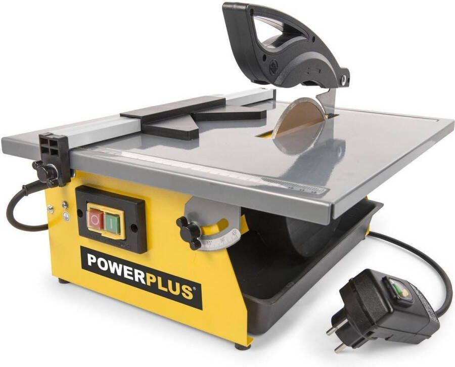 Powerplus elektrische tegelsnijder POWX2300 800W zaagmachine 397x386mm tafel Ø180mm snijschijf met 1 acc