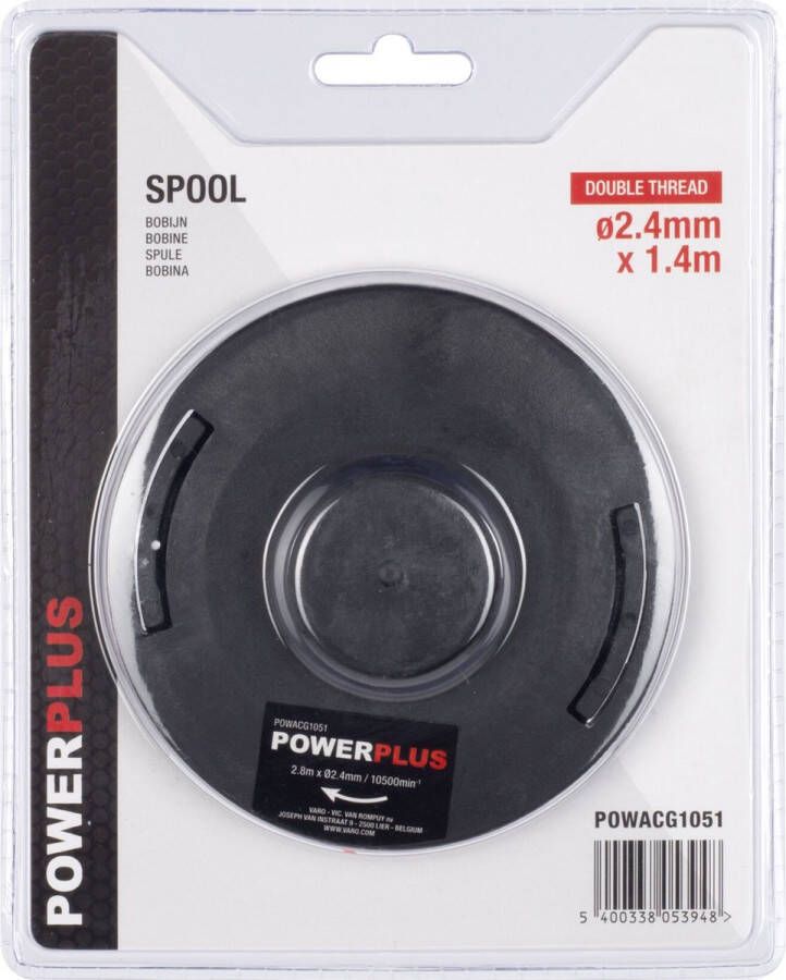 Powerplus POWACG1051 Bobijn Spoel voor grastimmer en bosmaaier 60476-60478-xg3012-xg3016-xg3023-xg3025-xg30