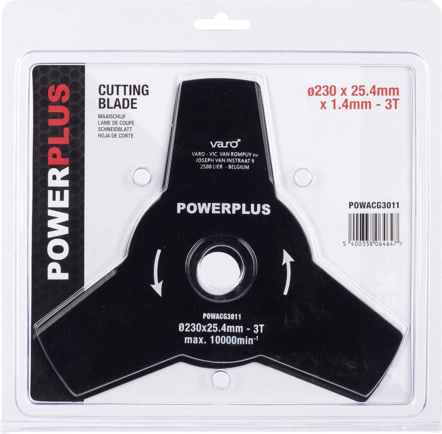 Powerplus POWACG3011 Maaischijf