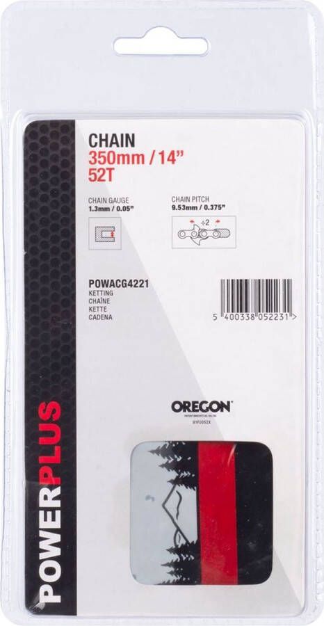 Powerplus POWACG4221 Zaagketting Oregon 14''350mm 52t oregon