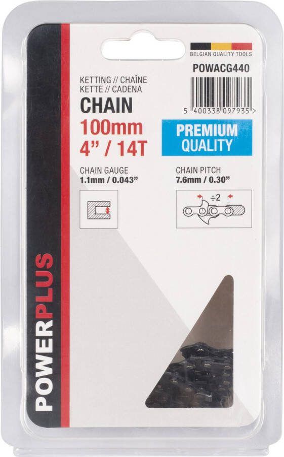 Powerplus POWACG440 Ketting voor Kettingzaag 100mm
