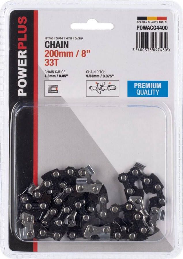 Powerplus POWACG4400 Ketting 8 200mm 33T Premium